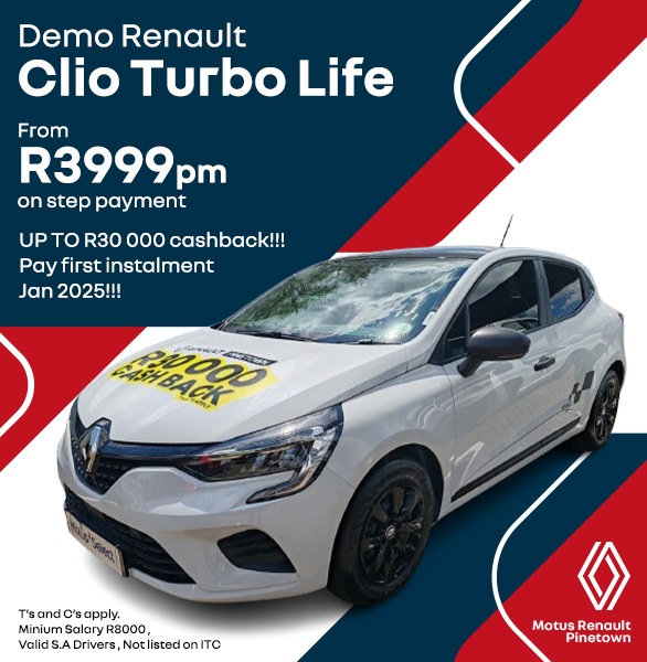 Renault Clio From R3999pm